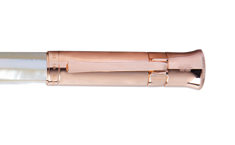 Gemperor - Rollerball Pen - Northern Australia White Pearl - Rose Gold Plated