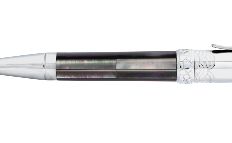 Ta Thanh Thien - Thuy - Tahiti Black Pearl - White Gold Plated