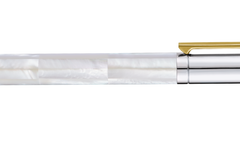 Mastery - Northern Australia White Pearl - White Gold Plated With Gold Clip