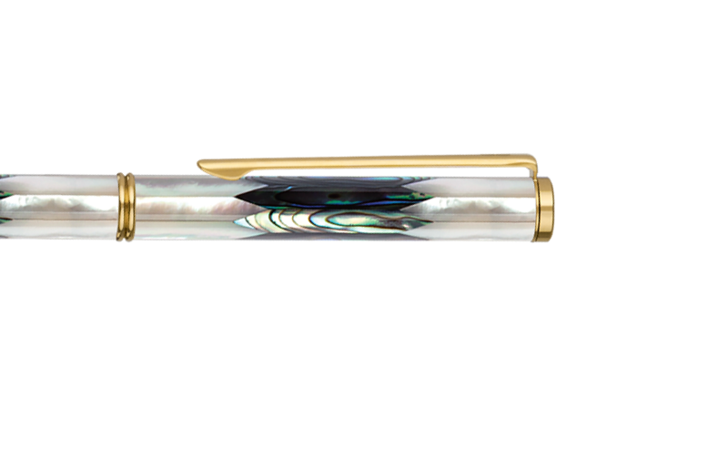 Inspired - Northern Australia White Pearl - New Zealand Abalone - Titanium Gold Plated