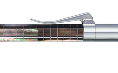 Visionary - Engrave Checked - Tahiti Black Pearl - White Gold Plated