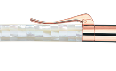 Visionary - Checked - Northern Australia White Pearl - Rose Gold Plated