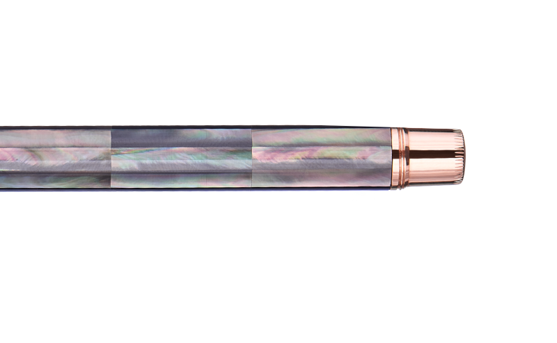 Gemprise - Fountain Pen - Tahiti Black Pearl - Rose Gold Plated