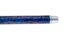 Gemprise - Lacquer Pen - Deep Ocean Blue - Fountain - White Gold Plated