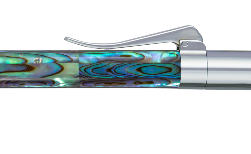 Visionary - New Zealand Abalone - White Gold Plated