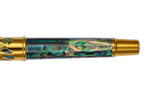 Blutinum - Rollerball Pen - New Zealand Abalone - Gold Plated