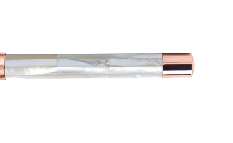 Gemperor - Fountain Pen - Northern Australia White Pearl - Rose Gold Plated