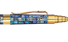 Ta Thanh Thien - Son - Checked - New Zealand Abalone - Gold Plated
