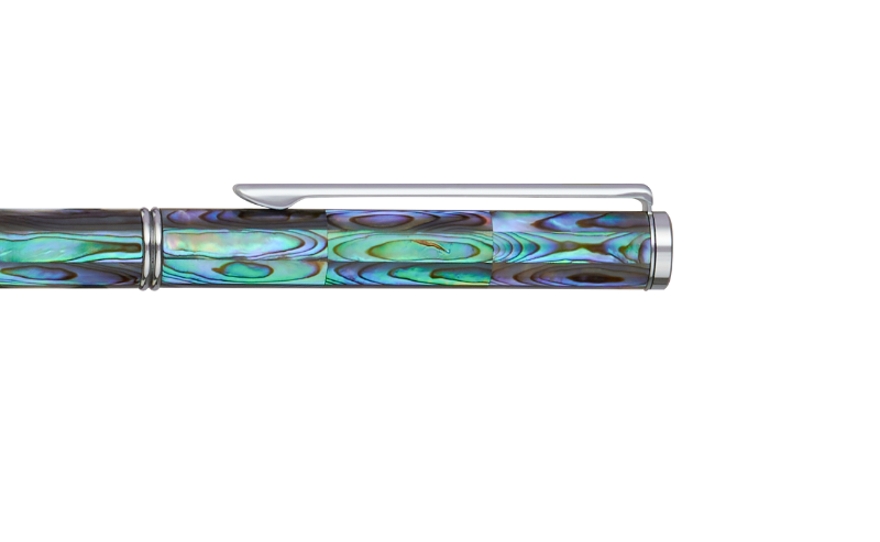Inspired - New Zealand Abalone - Chrome Plated
