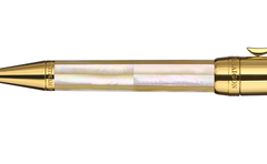 BLU-1997 - Ballpoint Pen - Northern Australia Golden Pearl - Gold Plated