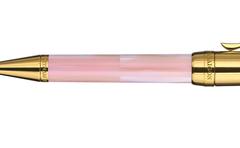 BLU-1997 - Ballpoint Pen - Mississippi Pink Pearl - Gold Plated