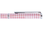 Inspired - Engrave Red Checked - Mississippi Pink Pearl - Chrome Plated
