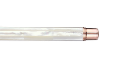Gemprise - Rollerball Pen - Northern Australia White Pearl - Rose Gold Plated