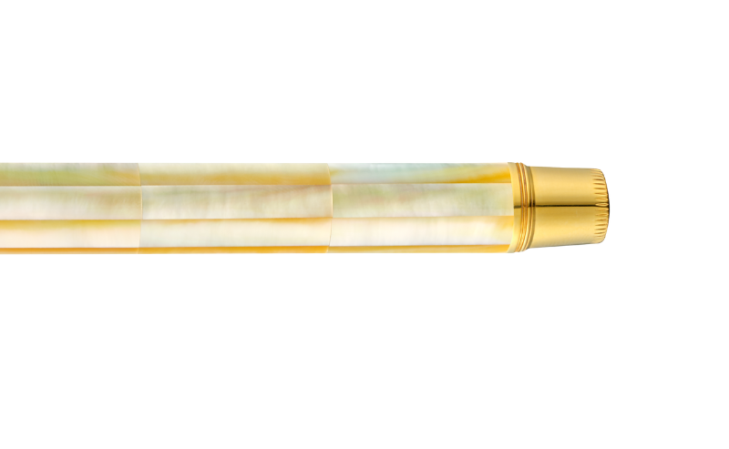 Gemprise - Rollerball Pen - Northern Australia Golden Pearl - Gold Plated