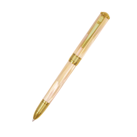  Champion Wave - Bút Bi Ngọc Trai Cam Mississippi - Mạ Titanium Gold 
