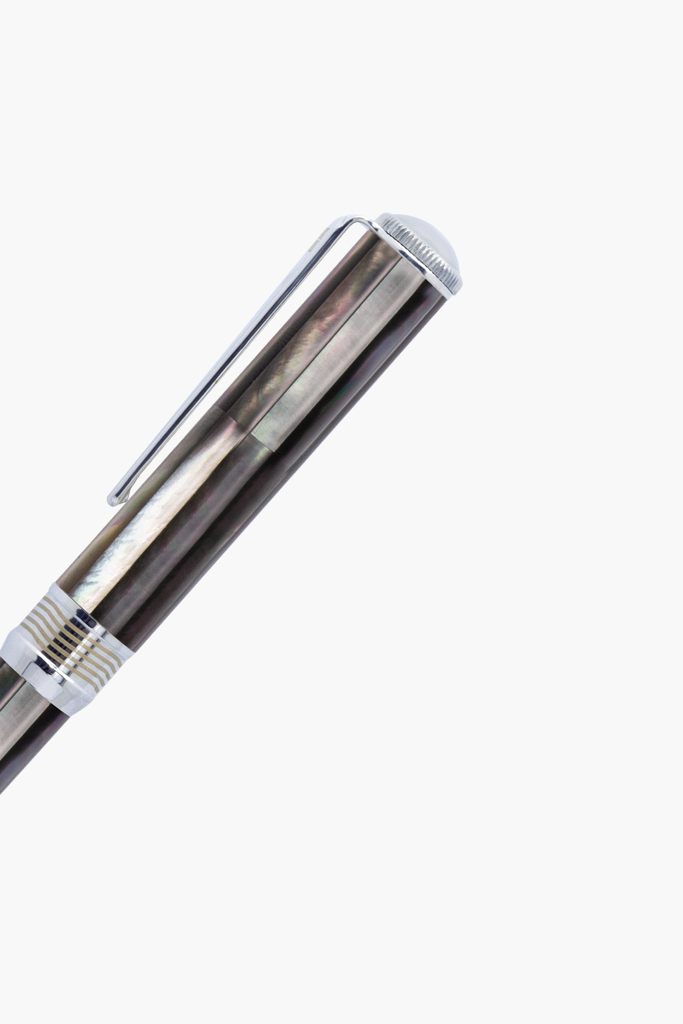 Champion Wave - Bút Ký Ngọc Trai Đen Tahiti - Mạ Chrome