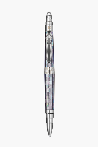 Ta Thanh Thien - Son - Checked - Tahiti Black Pearl - White Gold Plated