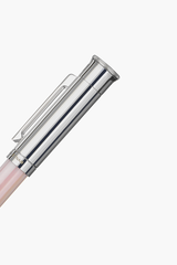Gemprise - Fountain Pen - Mississippi Pink Pearl - White Gold Plated