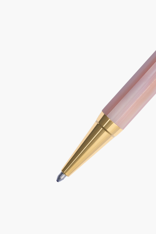 Inspired - Bút Ký Ngọc Trai Hồng Mississippi - Mạ Titanium Gold