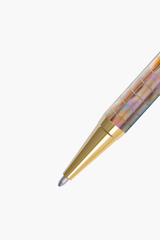 Inspired - Engrave Checked - Mississippi Brown Pearl - Titanium Gold Plated