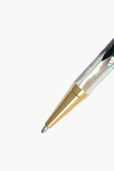 Inspired - Bút Ký Ngọc Trai Trắng Bắc Úc - Bào Ngư New Zealand - Mạ Titanium Gold