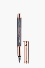 Gemprise - Fountain Pen - Tahiti Black Pearl - Rose Gold Plated
