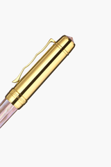 BLU-1997 - Rollerball Pen - Mississippi Brown Pearl - Gold Plated