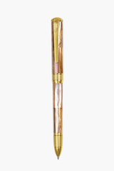 Champion Wave - Bút Ký Ngọc Trai Nâu Mississippi - Mạ Titanium Gold