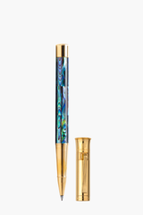 Gemperor - Rollerball Pen - New Zealand Abalone  - Gold Plated