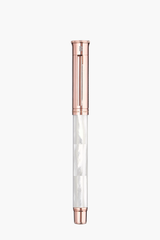 Gemprise - Rollerball Pen - Northern Australia White Pearl - Rose Gold Plated