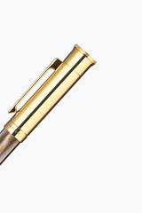 Gemprise - Fountain Pen - Mississippi Brown Pearl - Gold Plated