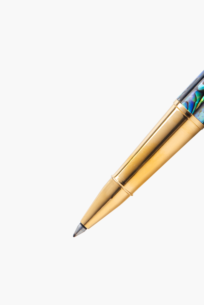 Gemperor - Rollerball Pen - New Zealand Abalone  - Gold Plated