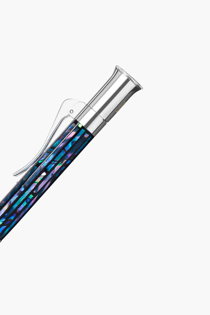 Bút Sơn Mài Urushi M2 - Bút Ký Bào Ngư New Zealand - Mạ Vàng Trắng