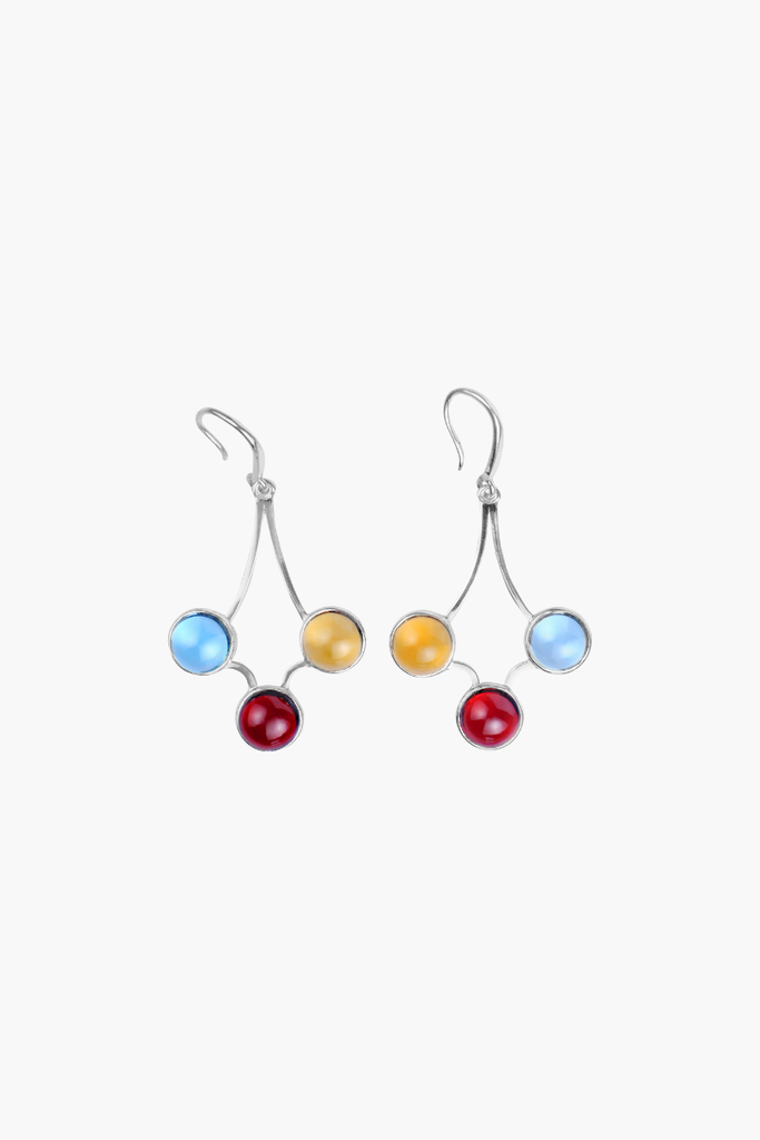 Earrings - Rainbow Drops -1