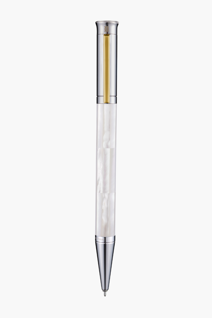 Mastery - Northern Australia White Pearl - White Gold Plated With Gold Clip