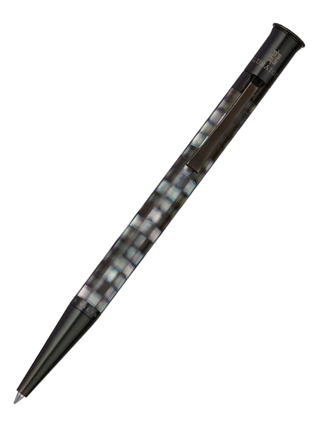 Visionary - Bút Ký Trochus Đen Tahiti - Caro - Mạ Ruthenium