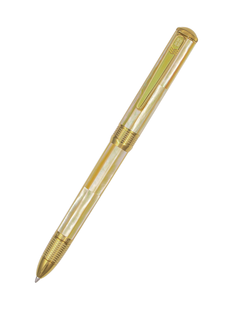  Champion Wave - Bút Bi Ngọc Trai Vàng Bắc Úc - Mạ Titanium Gold 