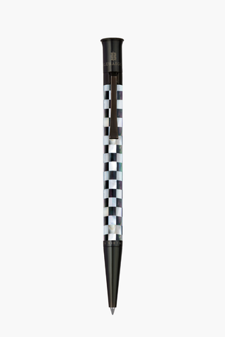 Visionary - Bút Ký Ngọc Trai Đen Tahiti & Ngọc Trai Trắng Bắc Úc - Caro - Mạ Ruthenium