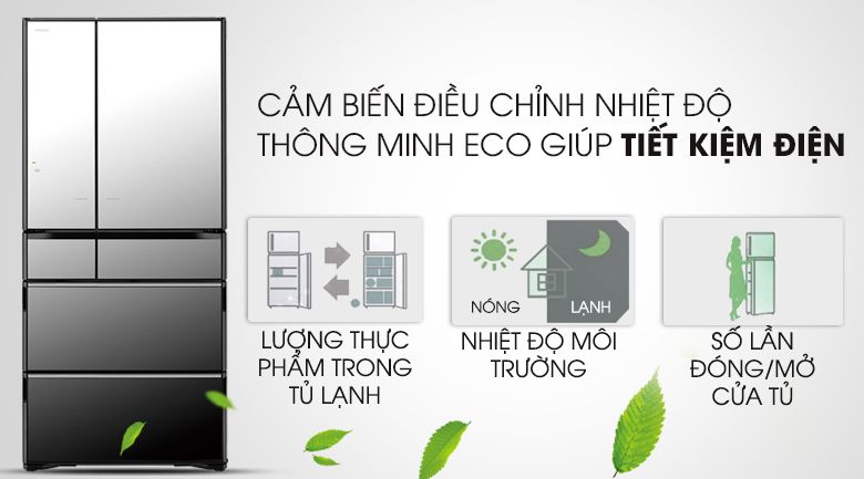 Tủ lạnh Hitachi Inverter 525 lít R-X670GV (X)