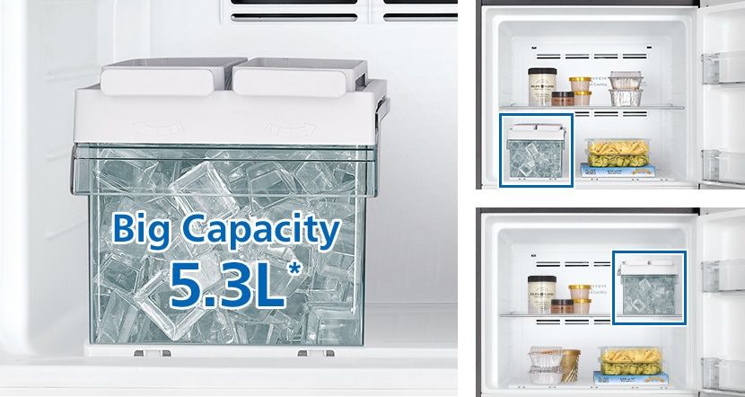 Tủ lạnh Hitachi Inverter 366 lít R-FVX480PGV9 GBK