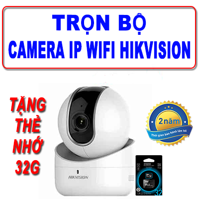 Trọn Bộ Camera quan sát IP WIFI HIKVISION