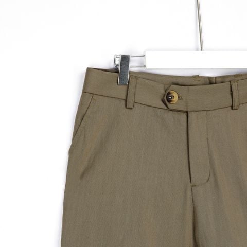 MCSR0009-S1-I000 QUẦN SHORT NAM CHINO MÀU OLIVE