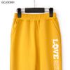 GCJO0001-S1-Y008 QUẦN JOGGER BÉ GÁI LOVE SAYME MÀU VÀNG SIZE NHỎ
