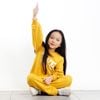GCJO0001-S1-Y008 QUẦN JOGGER BÉ GÁI LOVE SAYME MÀU VÀNG SIZE NHỎ