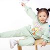 GCSI0013-S1-G011 ÁO NỈ BÉ GÁI HOẠT HÌNH MÀU XANH SIZE NHỎ