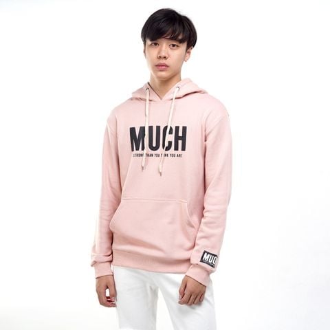 MCHO0006-S1-M003 ÁO HOODIE NAM MÀU HỒNG BỤI