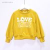 GCSI0013-S1-Y008 ÁO NỈ BÉ GÁI LOVE SAYME MÀU VÀNG SIZE NHỎ