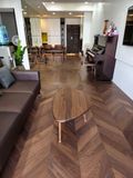 Sàn gỗ Walnut Chevron