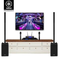 Dàn karaoke SP008897: 2 Loa Yamaha DXL1K, Vang số JBL VX8 và Micro không dây JBL VM300