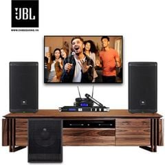 Bộ dàn Karaoke SP007315: 2 Loa JBL Eon 712, Mixer JBL KX180A, Micro không dây JBL VM300, Loa Sub Proel S12A